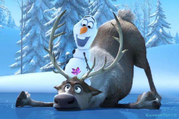 10 Gambar  Olaf di Film Frozen Gambar  Top 10