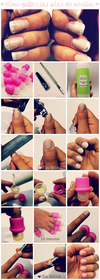 Cómo quitar uñas de acrílico | Belleza