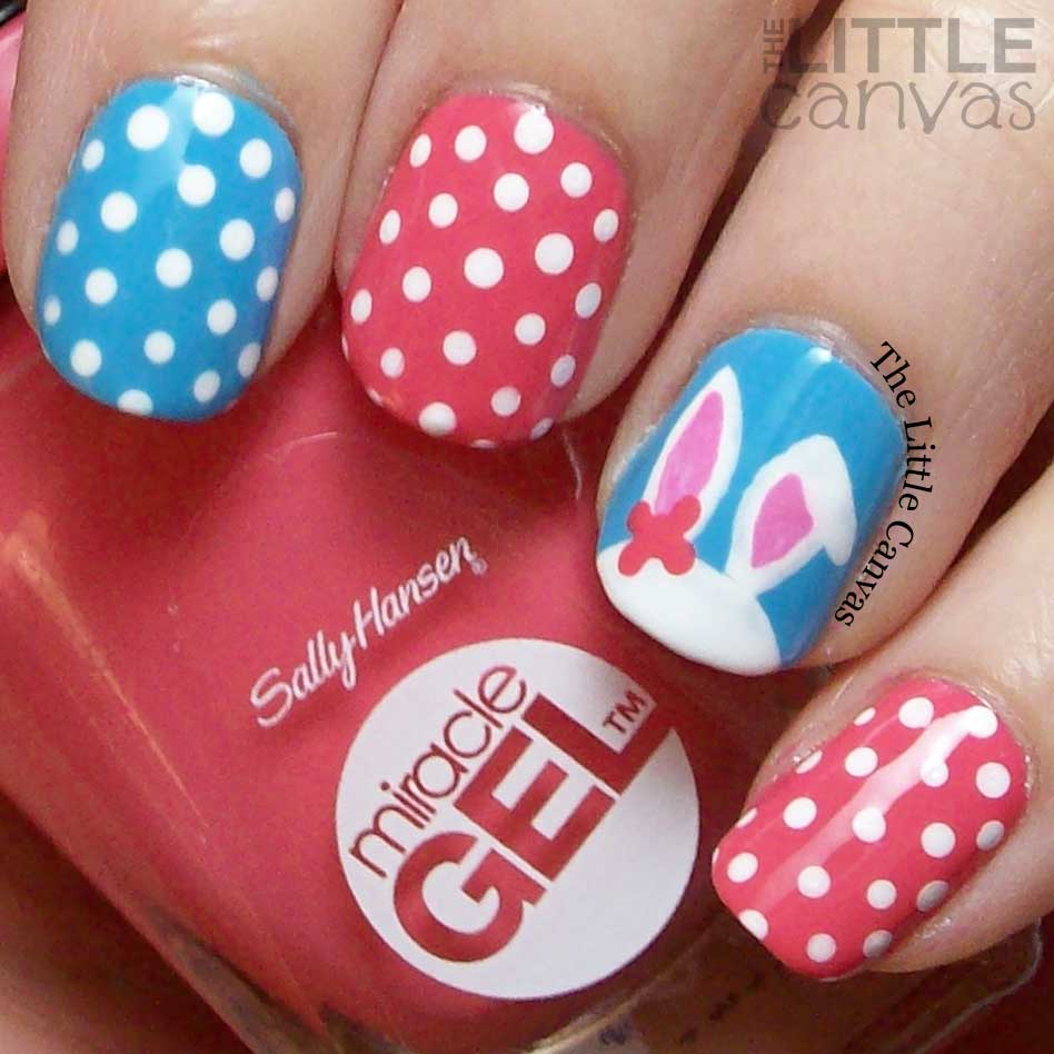 The One With the Floppy Bunny Ears and Dots The Little Canvas