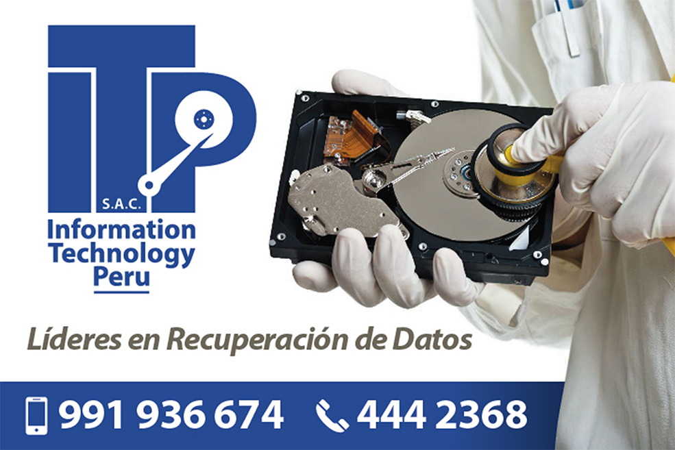 ITP Data Recovery | Recuperación de datos en Perú: EMERGENCIAS: (+51) 991936674