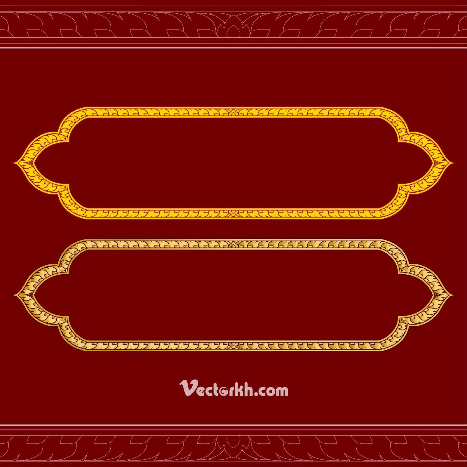 Khmer Backdrop Frame (Khmer art) Free Vector vectorkh