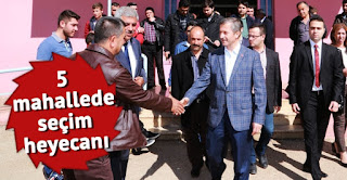 Gaziantepte 5 mahallede seçim heyecanı