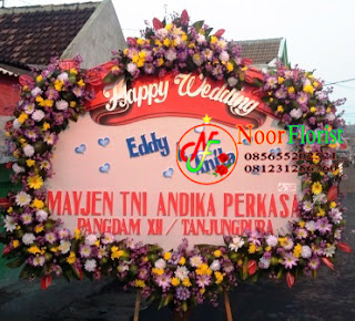Bunga Papan Wedding - Toko Bunga Surabaya Kayoon