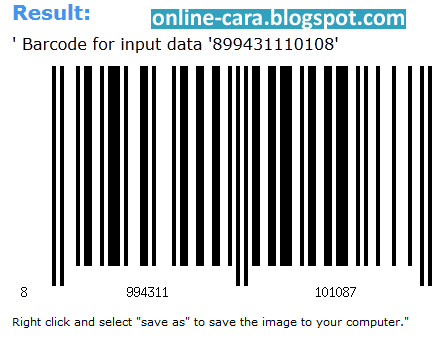 Cara Membuat Barcode Secara Online Cara Membuat Barcode Secara Online