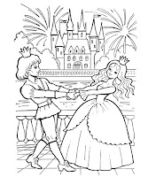 דפי צביעה נסיכה ונסיך