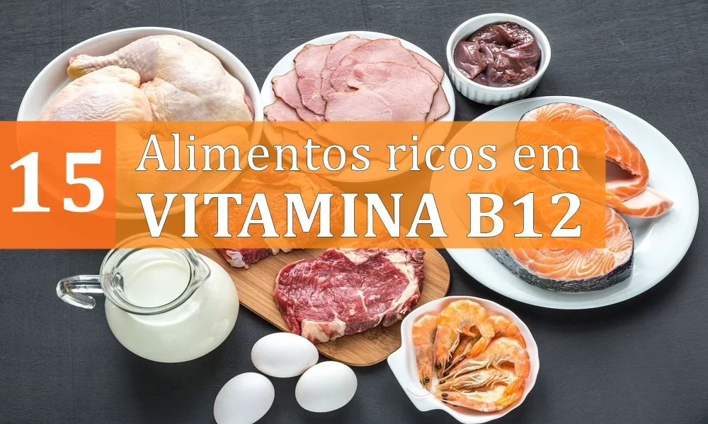 Top 15 alimentos ricos em vitamina B12