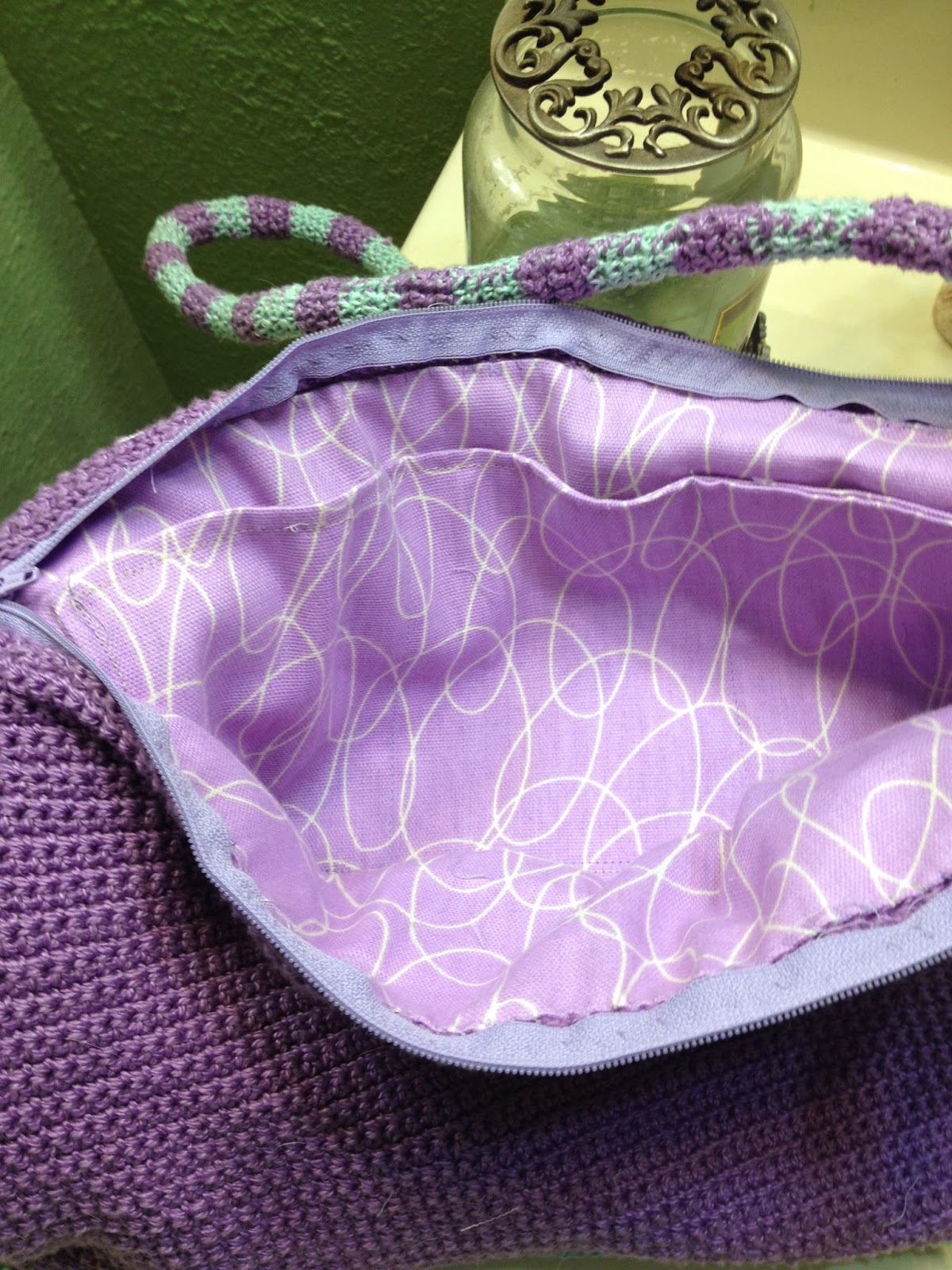 Up to Speed Crocheted Purse