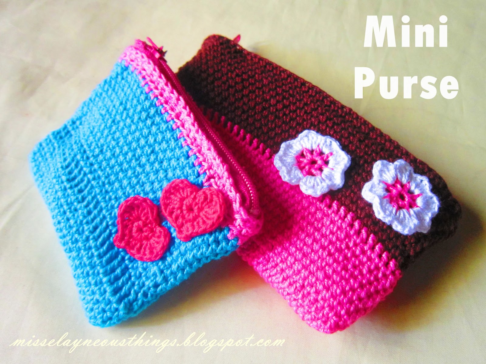 Crocheted Mini Purse - A Blog about Misselayneous Things