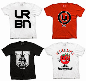Urban Testament T-Shirt Collection Series 1 - URBN Logo, URBN Emblem, Varsity URBN & Rotten Apple