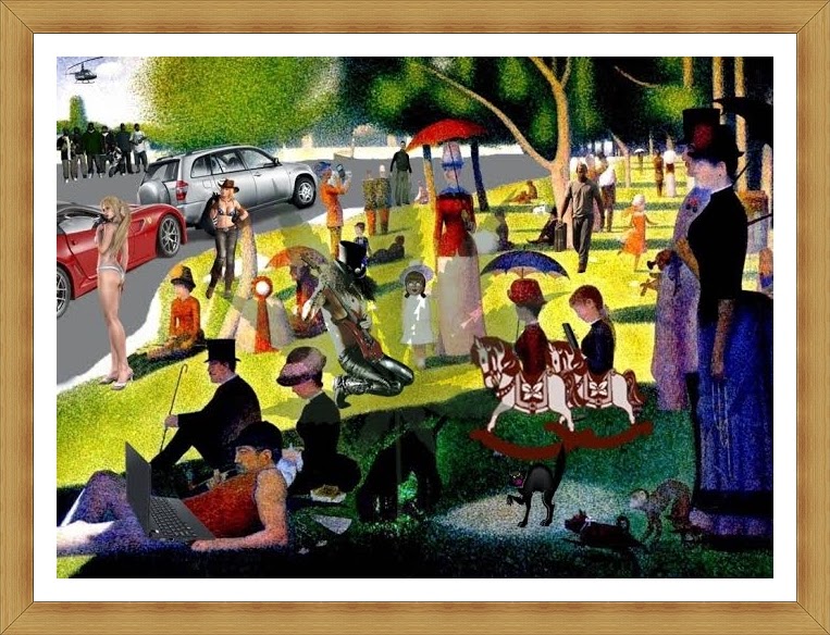 Uma tarde de domingo na ilha de la grande Jatte Duarte Magalhães Uma tarde de domingo na ilha de la grande Jatte Duarte Magalhães