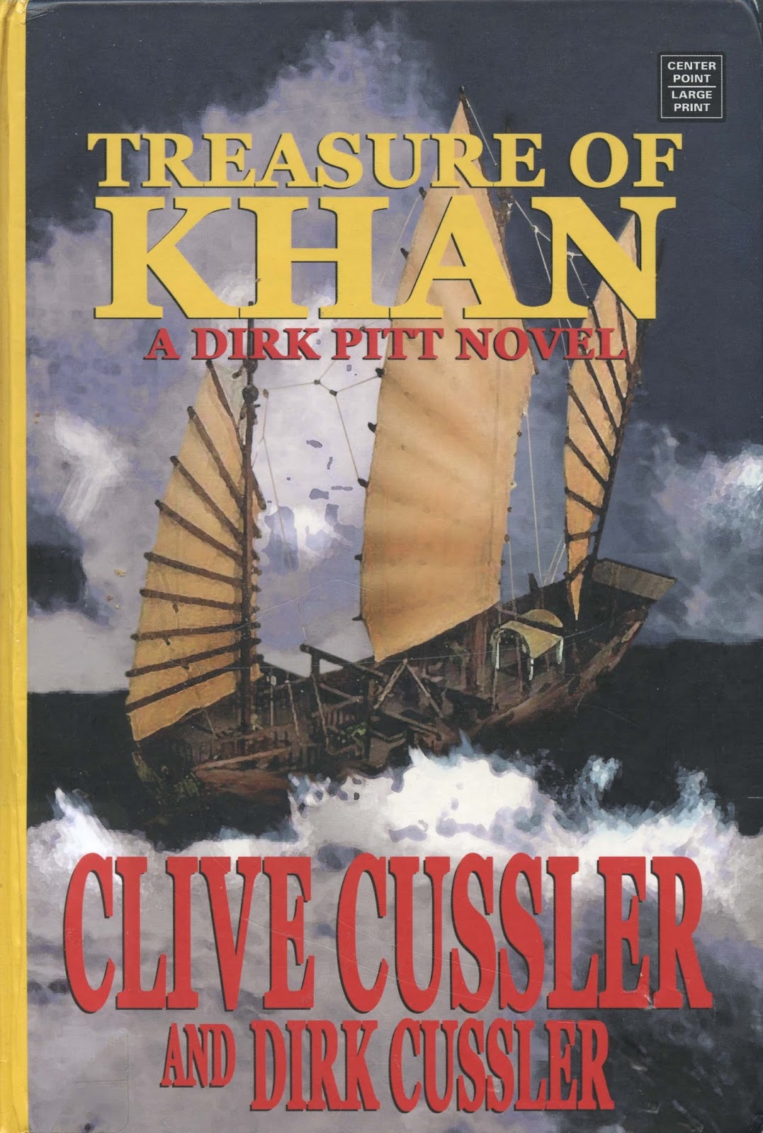 Clive Cussler Book Collecting Large Print Books