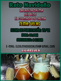 Portavelas navideño 