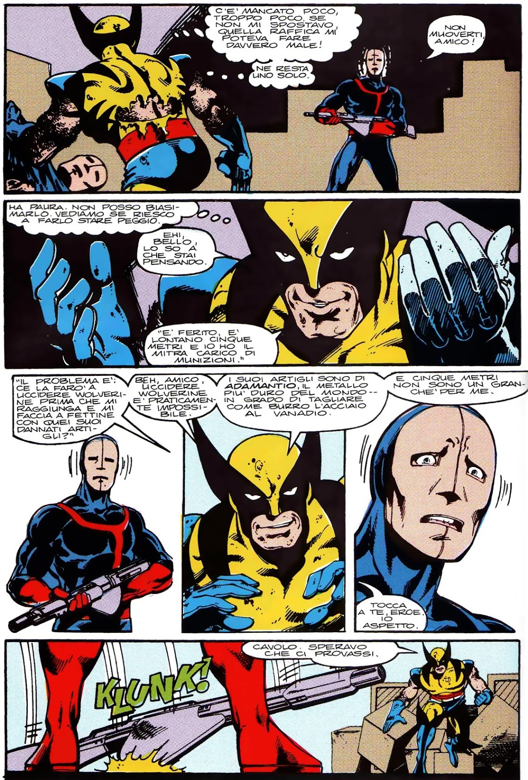 Verde, anil e amarelo La morte di Wolverine. L'evoluzione del