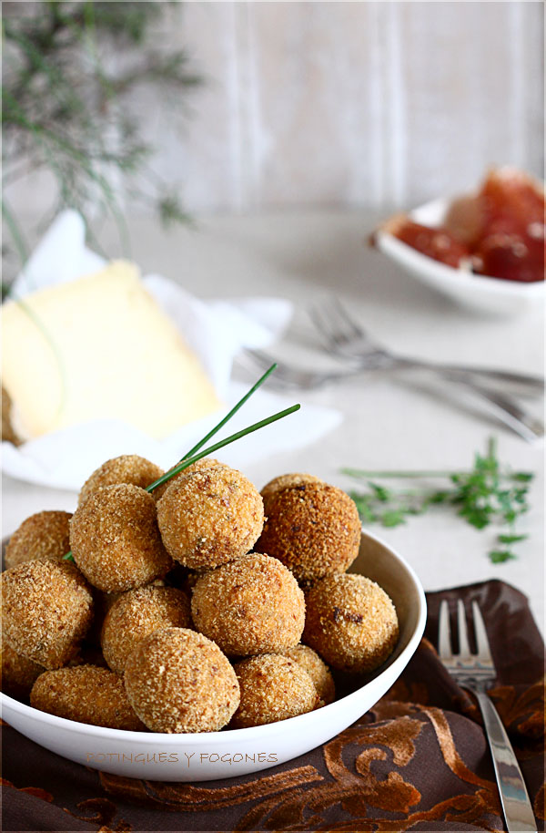 POTINGUES Y FOGONES Croquetas de pollo con jamón