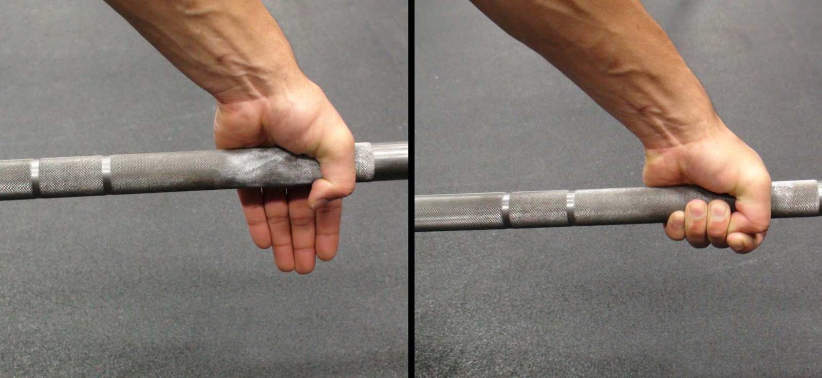 Hook grip y False grip Crossfitter