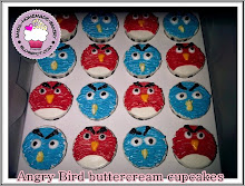Angry Bird cupcakes