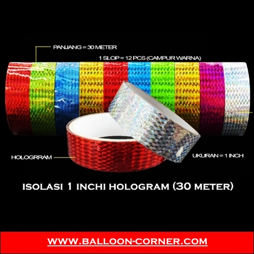 Isolasi 1 Inch HOLOGRAM