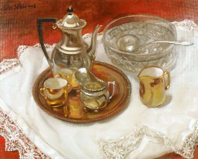 John Lloyd Strevens 1902-1990 | British Edwardian Era painter