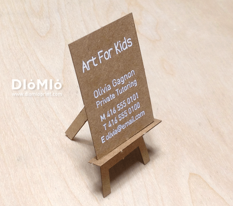 Easel Business Card Design DioMioPrint
