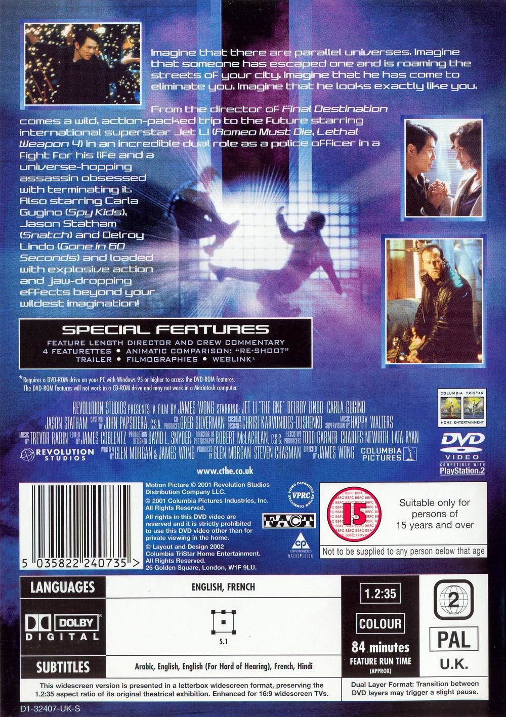 Movies on DVD and Blu-ray: The One (2001)