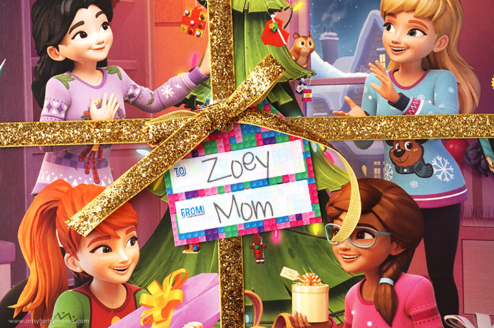 Count down to Christmas with the LEGO® Friends Advent Calendar and download Free Printable LEGO Gift Tags!