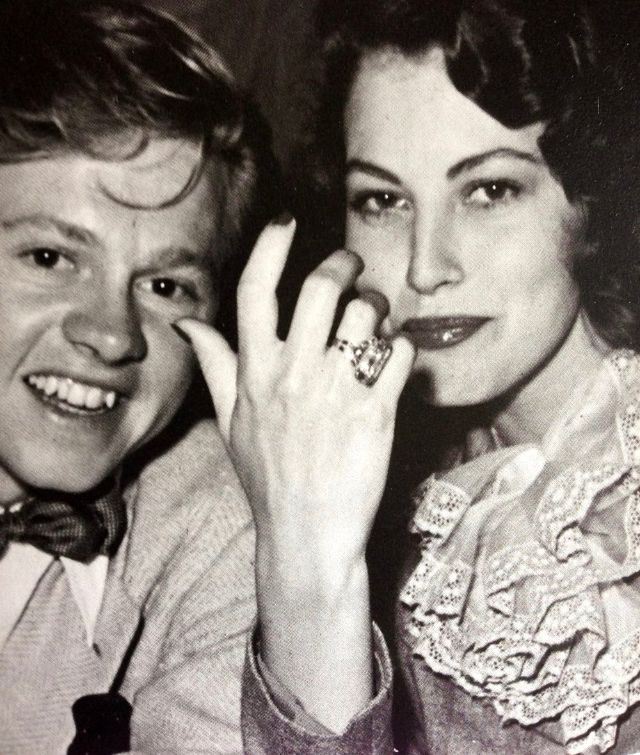 32 Sweet Photographs of Mickey Rooney and Ava Gardner During Their Short Marriage, 194243