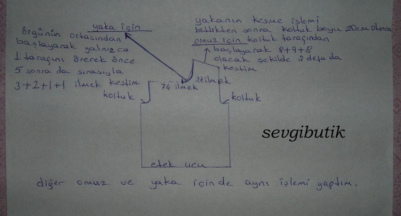 Reglan Kollu Bayan Kazak Modeli Semasi Dikis Teknikleri Dikis Orgu