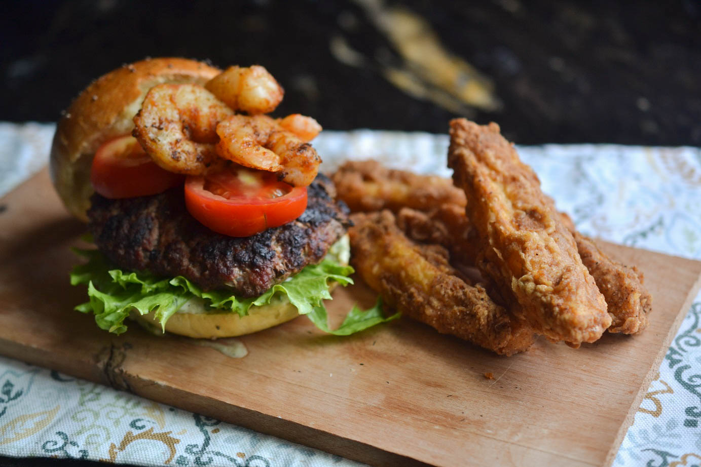 Greedy Girl Spicy Chicken fried potato wedges