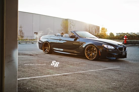 Sr Auto Group Rolls Out Bmw M6 On Big Bronze Pur Wheels