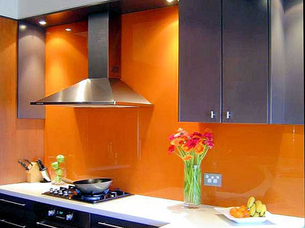 Orange Kitchen Splashback The Design Orange Kitchen Splashback