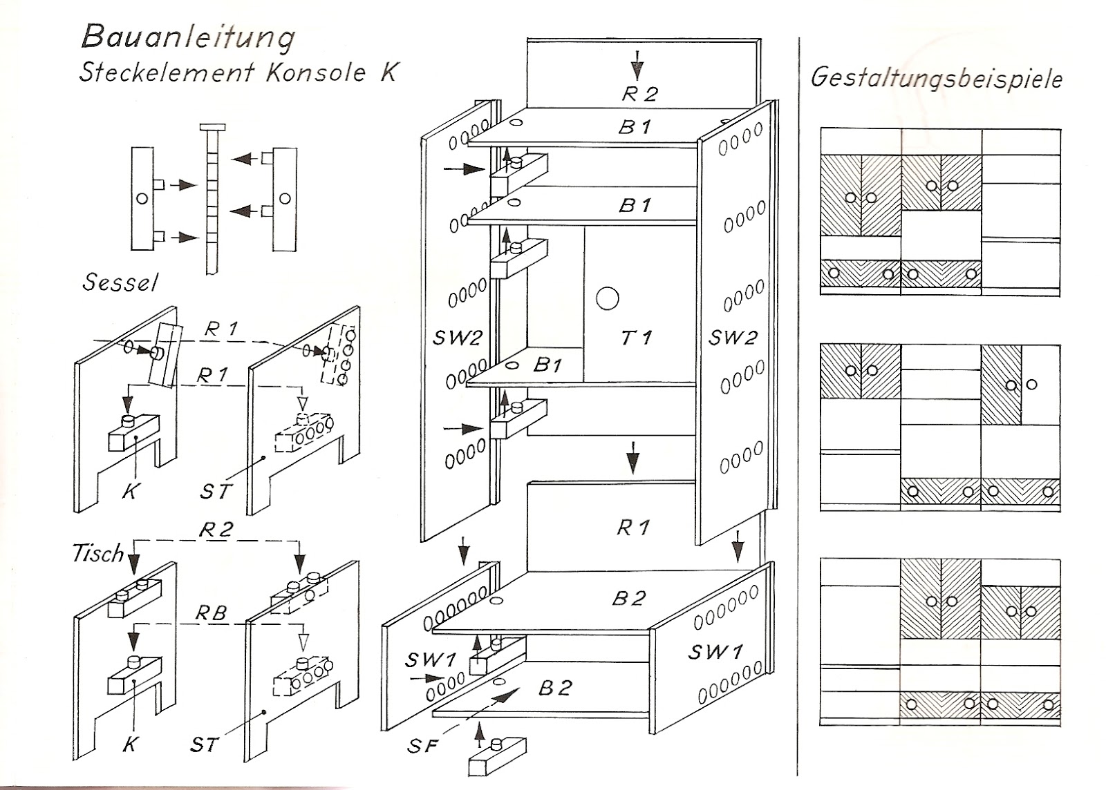 Puppenmöbel Selber Bauen Mit Exakten Plänen Und Anleitungen diePuppenstubensammlerin: Montagemöbel für Kinder - PEBE 1971