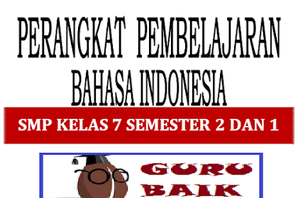 Rpp Bahasa Indonesia Kelas 7 K 13