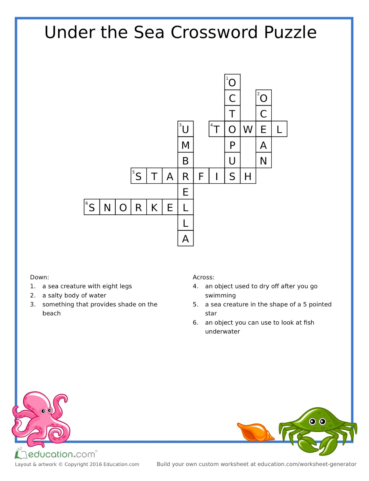 Crossword more. Sea animals crossword. Sea animals crossword Puzzle ответы. Sea creatures кроссворд. Sea creatures crossword.