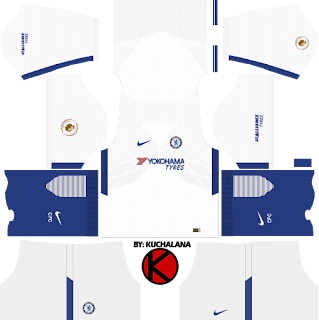 Chelsea F.C. Kits 2017/18 - Dream League Soccer