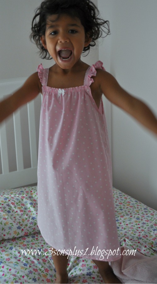 girls summer nightgown