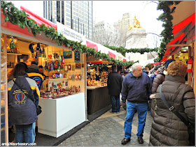 Mercadillos Navideños en Nueva York: The Columbus Circle Holiday Market