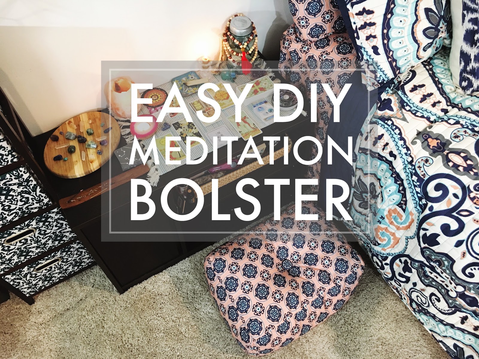 five sixteenths blog Make it Monday // Easy DIY Meditation Bolster