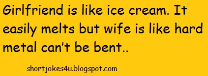 Girlfriend is like ice cream jokes