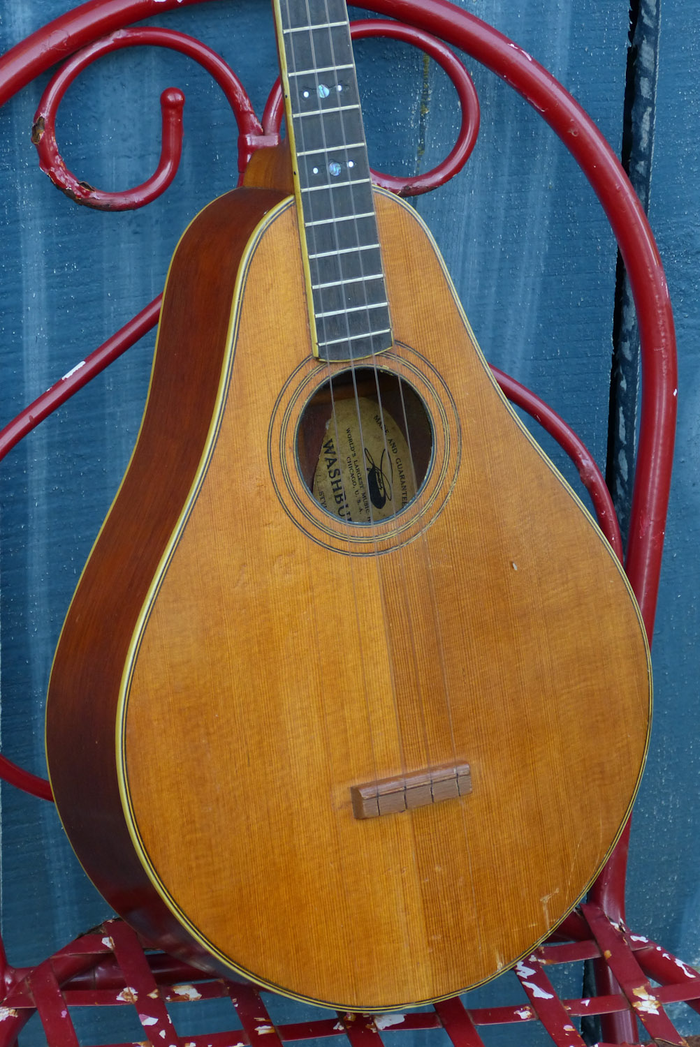 c.1925 Washburn Style 5265 Tenor Guitar/Baritone Uke Conversion