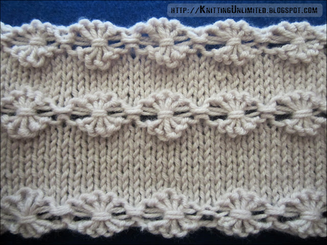 Flowers in a Row - Knitting Unlimited