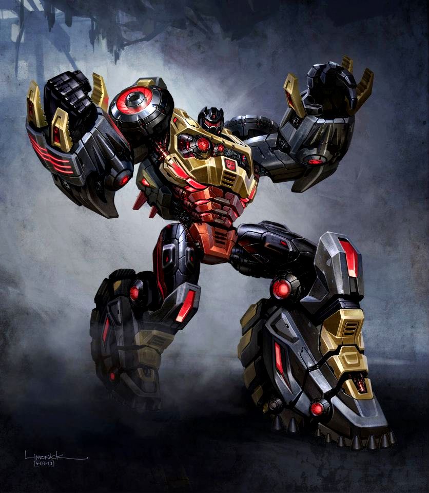 Transformers Fall of Cybertron Voyager Class Grimlock