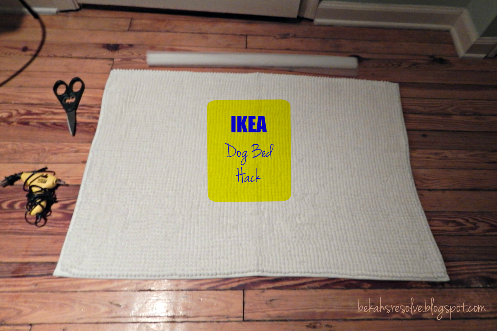 Cheap, Easy IKEA dog bed hack