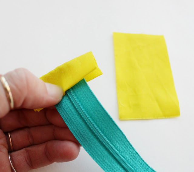 sewhungryhippie Easy SeeThrough Vinyl Zipper Case