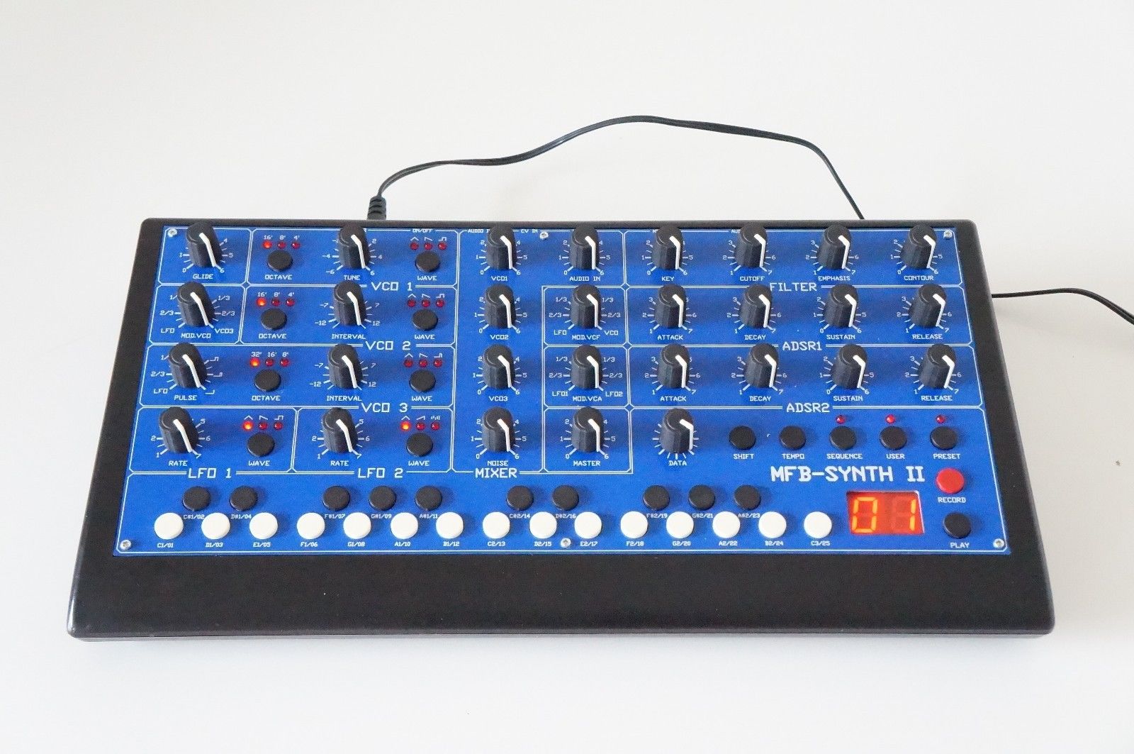 MATRIXSYNTH MFB SYNTH II 3 VCO Analog Synth with Sequencer SN 04161