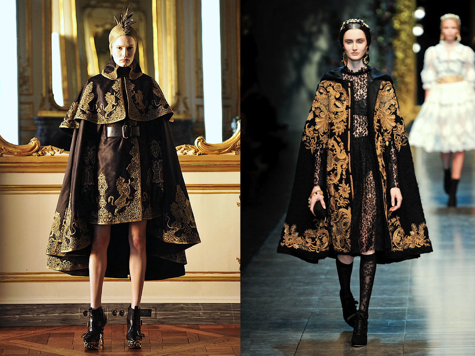 Runway Alexander Mcqueen Black MCQUEEN Runway Leather And Suede