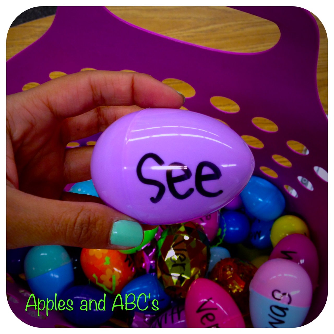 Classroom Easter Egg Hunt!!! - Apples and ABC's