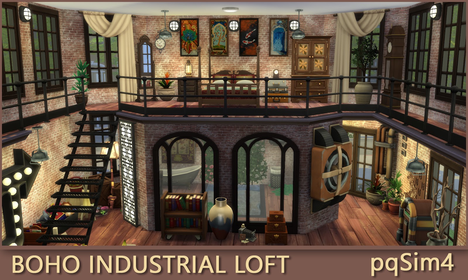 The Sims 4 Industrial Loft Speed Build Loft Building Sims 4 Vrogue