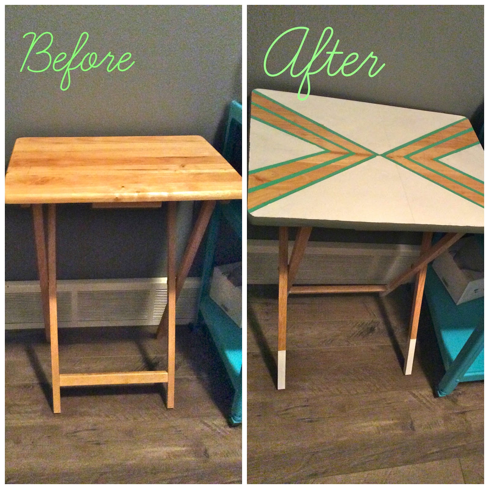 Simply Liv Simply DIY // Easy TV Tray Makeover