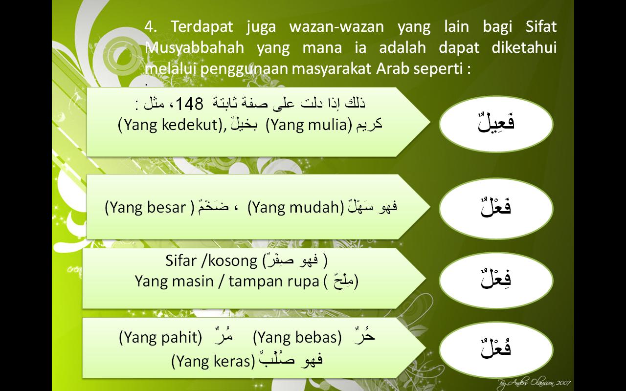 .Ceritera Hawa Kehidupanku. Nota Pembelajaran Bagi Tajuk Sifat