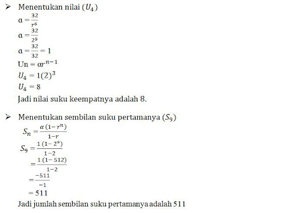 Contoh Soal Deret Geometri